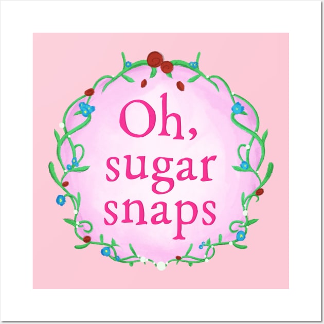 Oh, Sugar Snaps Tee Wall Art by LunaHarker